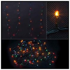 Гирлянда Волшебная страна нить R100-5-MC 500 см, 100 ламп, разноцветный/зеленый провод