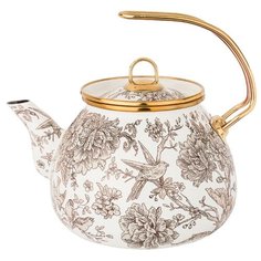 Agness Чайник Royal Garden 950-089, бежевый/золотистый