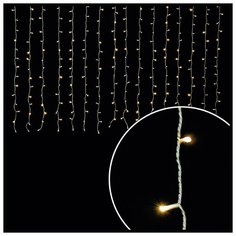 Гирлянда Волшебная страна Бахрома, 200 х 150 см, 360 ламп, теплый белый/прозрачный