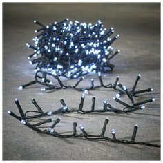 Гирлянда Luca Lighting 83775, 1000 ламп, холодный белый/темно-зеленый провод