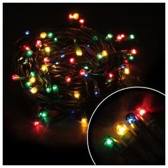 Гирлянда Волшебная страна нить PR/R-50-3-MC, 300 см, 50 ламп, разноцветный/зеленый провод