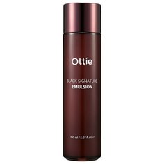 Ottie Black Signature Emulsion Эмульсия для лица с муцином черной улитки, 150 мл