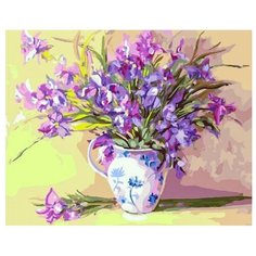 Paintboy Картина по номерам "Букет в расписной вазе" 40х50 см (GX23445)