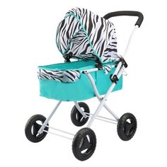 Коляска-люлька S+S Toys Like in life 200100657 мятный/зебра