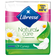 Libresse прокладки Natural Care Super 9 шт.