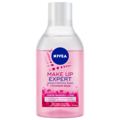 Nivea мицеллярная вода + розовая вода Make-Up-Expert, 400 мл