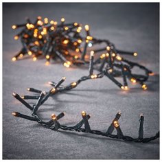 Гирлянда Luca Lighting 83771, 1000 ламп, теплый свет/темно-зеленый провод