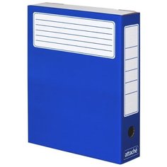 Attache Короб архивный 252x75x322 мм, микрогофрокартон, 5 штук синий