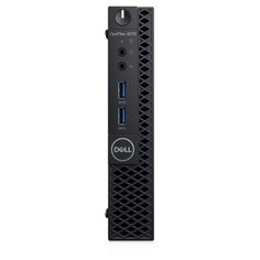Настольный компьютер DELL Optiplex 3070 Micro (3070-6456) Slim-Desktop/Intel Core i5-9500T/8 ГБ/256 ГБ SSD/Intel UHD Graphics 630/Ubuntu черный