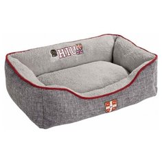 Лежак для собак HUNTER University S 60х40х20 см серый