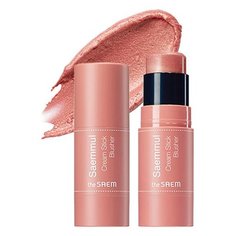 The Saem Румяна кремовые Saemmul Cream Stick Blusher Pink Flame