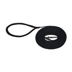 Поводок для собак TRIXIE Fusion с петлей черный/оранжевый 5 м 17 мм