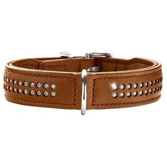 Ошейник HUNTER Diamond Elk Petit 27, 27 см 20-24 см cognac