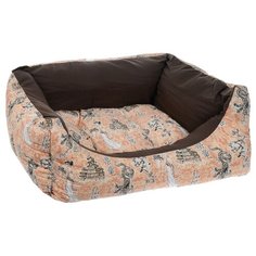 Лежак для собак и кошек Fauna International Tokyo Coral S 57х43х18 см coral