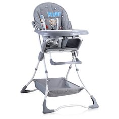 Стульчик для кормления Lorelli Bonbon grey astronauts
