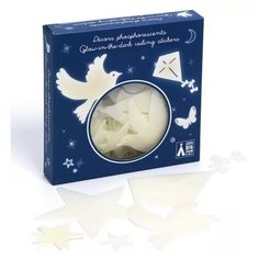 Комплект наклеек DJECO Птички, светящиеся