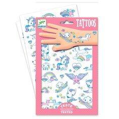 DJECO Набор детских татуировок Единорог розовый/фиолетовый