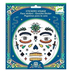 DJECO Наклейки для лица Череп разноцветный