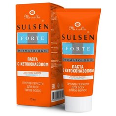 Mirrolla Sulsen Паста «Сульсен Форте» 2% с кетоконазолом против перхоти, 75 мл