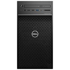 Настольный компьютер DELL Precision 3630 MT (3630-5932) Mini-Tower/Intel Xeon E-2224/16 ГБ/256 ГБ SSD+1 ТБ HDD/NVIDIA Quadro P1000/Windows 10 Pro черный