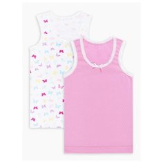 Майка Веселый Малыш размер 86, розовый