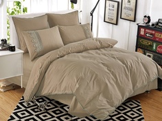 Постельное белье Cleo Cotton Lace 31/009-LE Комплект Евро Сатин