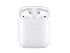 Наушники Apple AirPods (ver2) Blue в беспроводном зарядном футляре MRXJ2RU/A Выгодный набор + серт. 200Р!!!
