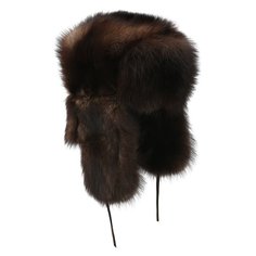 Шапка-ушанка из меха фишера FurLand