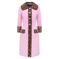 Пальто из шерсти и хлопка Dolce & Gabbana
