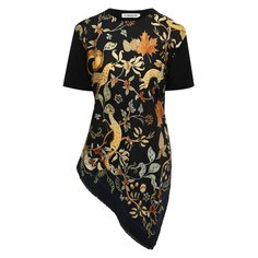 Шелковая футболка Lanvin