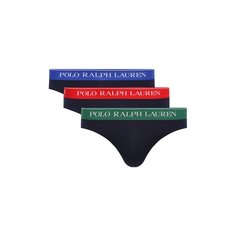 Комплект из трех хлопковых брифов Polo Ralph Lauren