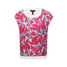 Топ из вискозы и хлопка Escada
