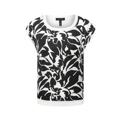 Топ из вискозы и хлопка Escada