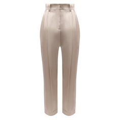 Брюки из шелка и хлопка Brunello Cucinelli