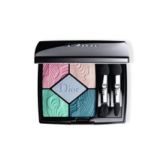 Пятицветные тени для век 5 Couleurs Glow Vibes, 327 Голубой бит Dior