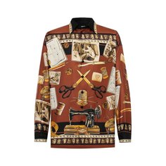 Шелковая рубашка Dolce & Gabbana
