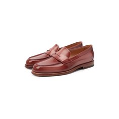 Кожаные лоферы Santoni