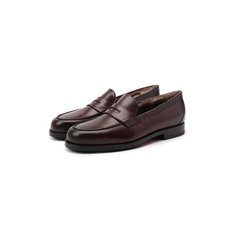 Кожаные лоферы Santoni