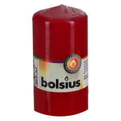 Свеча Bolsius 120/60мм бордовая