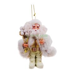 Фигурка Cheng kuo Дед Мороз с подарками в желтой одежде 13см (CK615A-10648)