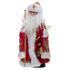 Фигурка Дед Мороз в красной шубе с мелодией 40 см Sote Toys