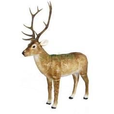 Фигурка Kaeming Олень коричневый плюшевый 130х35х194см (580005) Kaemingk