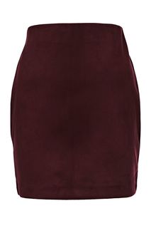 Короткая юбка бордового цвета на резинке Befree