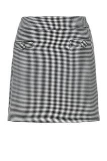 Короткая расклешенная юбка с имитацией карманов Mondigo