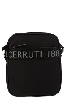 Маленькая текстильная сумка с логотипом бренда Cerruti 1881