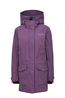 Демисезонная куртка фиолетового цвета с капюшоном Didriksons