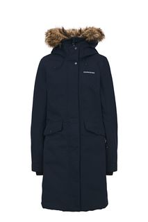 Удлиненная зимняя куртка с застежкой на молнию и кнопки Didriksons