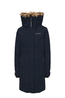 Удлиненная зимняя куртка черного цвета Didriksons