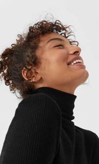 Stradivarius Свитер С Высоким Воротником Женская Коллекция Черный L