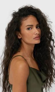 Stradivarius Короткое Платье Из Струящейся Ткани Женская Коллекция Хаки L